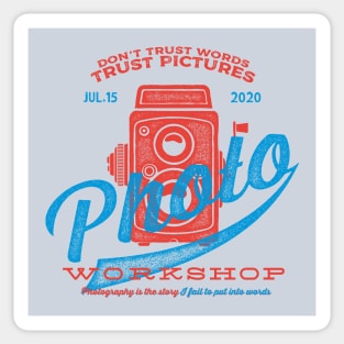 Vintage Camera Workshop Sticker